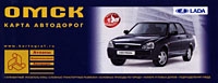 Омск Карта автодорог артикул 790e.